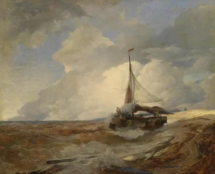 Bateau de pêche en détresse